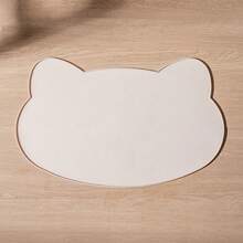 1pc Cute Cat Head Silicone Pet Feeding Mat, Waterproof Non-Slip Food Bowl Mat, Spill Resistant Easy Clean Pet Placemat For Cat Dog - Multicolor - View 14