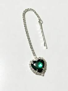 Bohemian Fashion Water Drop Pendant Head Chain, College Style Women's Evening Dress Shiny Accessory - Green - View 4