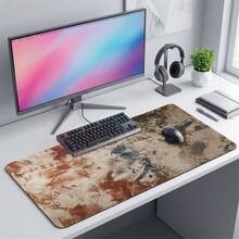Abstract Pattern Extra Long Mouse Pad, Gaming Office Home Art Design, Suitable As Gift For Friends And Family, Rubber Base, PC Laptop Study Desk Mat, Multiple Sizes, Computer Keyboard Pad, Anti-Slip And Smooth - View 5