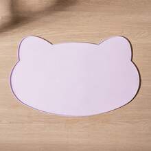1pc Cute Cat Head Silicone Pet Feeding Mat, Waterproof Non-Slip Food Bowl Mat, Spill Resistant Easy Clean Pet Placemat For Cat Dog - Multicolor - View 16