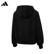 Adidas 2026 New Couple Thermal Lined Warm Pullover Sweatshirt JX9440 - Black - View 2