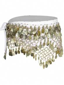 Handmade Bohemian Tassel Coin Waist Chain, Perfect For Belly Dancing, Festival Performances, And Cultural Celebrations - Multicolor - View 2