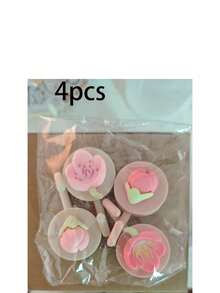 8/4/1pc Heart & Cherry Blossom Pattern No-Drill Wall Hooks, Multi-Function Towel & Hair Accessory Hooks, Adhesive Wall Storage Hooks, Suitable For Bathroom, Shower, Kitchen, Bedroom, Dorm, RV, Christmas Gift, Autumn Decor, Rust-Proof, Waterproof, Heavy Duty - Multicolor - View 16