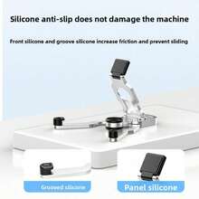 1pc Portable Foldable Fingertip Gyro Phone Holder, Suitable For Daily Leisure And Relaxation Use. Adjustable Desktop Phone Stand, Compatible With IPhone And All Smartphones Below 20.32 Cm In Size - Multicolor - View 9