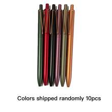 Pulpen Gel Tekan dengan Klip Logam Berbentuk V, Tebal, Pulpen untuk Tanda Tangan Bisnis - Beraneka warna - View 7