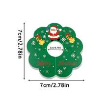 50pcs/Pack Party Theme Christmas Event Wine Glass Decoration Cards, Baking Bag Gift Box Decoration Message Cards, Cardstock With Clips - View 12