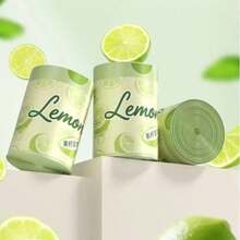 100pcs Lime Scented Durable & Affordable Tear-Free Drawstring Trash Bags, Handheld Plastic Bags For Home Use - Multicolor - View 11