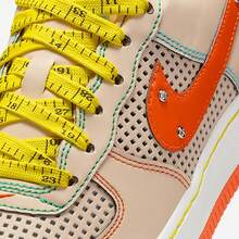 Nike Air Force 1 Low, sepatu kets bertali rendah yang stylish, serbaguna, nyaman, meningkatkan dopamin, anti selip, dan tahan lama berwarna kuning. - Kuning - View 7