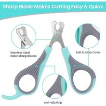 Cat Nail Clipper, Suitable For Indoor Cats, Cat Nail Trimmer With Nail File, Cat Claw Clipper, Pet Nail Clipper, Pet Nail Clipper Set, Suitable For Various Cats, Puppies, Kittens, Small Dogs And Other Small Pets, No Battery Required - A - View 5