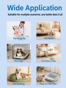 Pet Deodorizing Bio-Enzyme Spray, Plant-Based Gentle Formula With Fresh Scent, Universal For Cats And Dogs, Indoor Carpet And Bedding Odor Eliminator - View 6