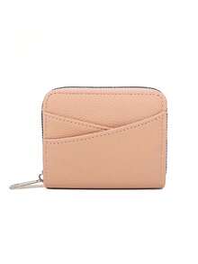 1pc Personalized Custom Text Mini Zipper Wallet, PU Leather Zipper Card Holder, Women's Casual Daily Coin Purse, Cute Mini Money Bag Gift For Her - Multicolor - View 11