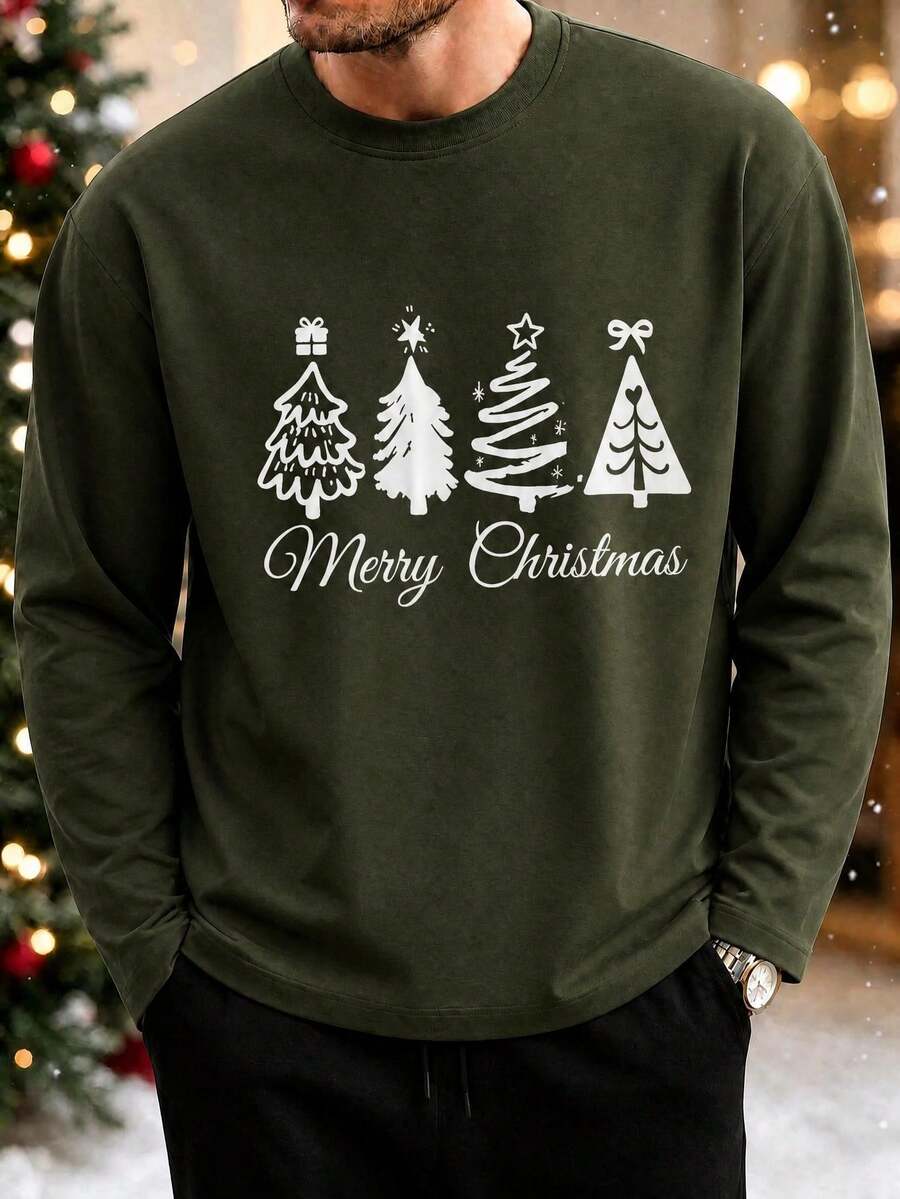 Men T-Shirts - Army Green - View 1