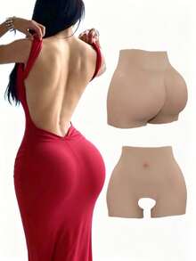 Silicone 3D Butt Lift Shaping Panties, Realistic Invisible Comfortable Wear, Must-Have Gift - Apricot - View 1