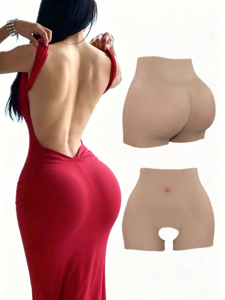 Silicone 3D Butt Lift Shaping Panties, Realistic Invisible Comfortable Wear, Must-Have Gift - Apricot - View 1