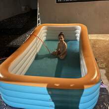 Spa Inflável Gigante para Quintal: Diversão para Toda a Família + Acessórios Inclusos - piscina - Visão 6