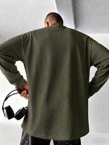 Men T-Shirts - Army Green - View 3