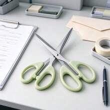 Handmade Stainless Steel Scissors, Multi-Purpose Cutting Shears For Home, Office, DIY, Students, Paper Cutting, Trimming, Bangs, Precise Sharp Edges, Small/Medium/Large Sizes - Multicolor - View 2