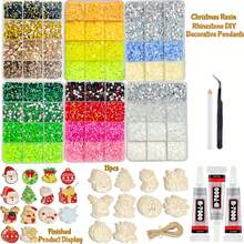 Hot Selling 3mm Christmas AB Color Resin Pearl Jelly Rhinestone Bean DIY Clothing Diamond Mobile Phone Diamond - Multicolor - View 14