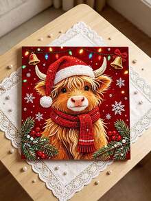 Handmade Pearl Painting Set, Christmas Snowman Pattern Design, Full Set Of Hand Tools, Latest Photo Frames, Christmas Gifts. - A - View 2