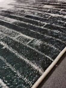 Non-Slip, Washable, Digitally Printed Rug, Runner, Kitchen Rug - Black - View 6
