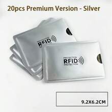 2/10pcs ID Card Holder, Signal Blocking, Protects Personal Information, Laser Appearance, Lightweight And Portable, Suitable For Storing Campus Card, Bank Card, ID Card, Exhibition Badge, Bus Card, School Supplies, Card Holder, ID Sleeve, Christmas Gift - Multi-color - View 13