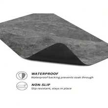 1pc Kitchen Sink Drain Mat, Sink|Countertop|Absorbent|Drain Mat Coffee Mat, Dirt-Resistant Easy To Clean, Trimmable, Quick-Drying, Suitable For Kitchen Sink, Vegetable Washing Sink Countertop, Dishware|Coffee Cup|Coffee Machine Accessory Placement, Cup Draining, Washbasin, Bar Countertop, Perfect Housewarming Gift, New Home Kitchen Essential, Moving Gift, Practical Home Gift, Christmas Gift, - Multicolor - View 7