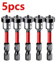 1/6/10pcs Magnetic Drywall Screw Positioning Bit PH2 Depth Stop Adapter ...