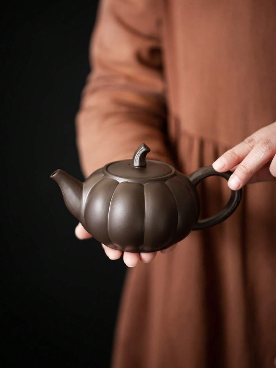 WEN ZHE Ceramic Purple Clay Teapot With Tea Strainer, Chinese Kung Fu Tea Set, 400ml/430ml Large Capacity Teapot