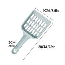 Plastic Cat Litter Scoop, Hollow Mesh Poop Scoop, Portable Cat Litter Cleaner, Durable Pet Waste Scoop, Suitable For Cat Litter Box, Candy Color Pet Cleaning Tool - View 10