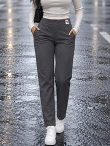 Women Pants - Grey - View 7