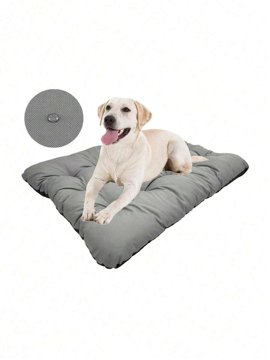 PRESTIGE Dog Bed Cushion 120x80 Cm Waterproof Grey 1 Piece - Rectangle - View 1