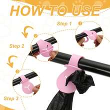 Dog Poop Bag Holder For Leash Waste Bag Carrier Dog Poop Bag Dispenser For Walking Running Bicycle Accessory - View 4