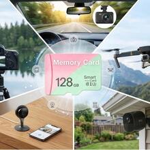 TF Memory Card - 256GB/128GB/64GB/32GB/High Compatibility, Large Capacity Storage Card, Stable Read/Write, Durable, Widely Applicable To Various Digital Devices, Easily Store Photos, Videos And Important Files, Meet Daily Shooting, Data Backup, Audio/Video Recording And Other Usage Needs! - Pink - View 3