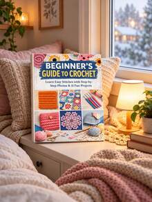 Beginner Crochet Guide: Step-By-Step Stitch Dictionary, Including 30 Core Techniques And 11 Fun Introductory Projects - Multicolor - View 4