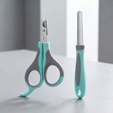Cat Nail Clipper, Suitable For Indoor Cats, Cat Nail Trimmer With Nail File, Cat Claw Clipper, Pet Nail Clipper, Pet Nail Clipper Set, Suitable For Various Cats, Puppies, Kittens, Small Dogs And Other Small Pets, No Battery Required - A - View 8