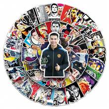 FIFA 102pcs Cristiano Ronaldo CR7 Football Star Stickers, Football Player Decorative Sticker Pack, Suitable For Laptop, Notebook, Luggage, Scrapbook And Football Fan Gifts - Multicolor - View 4