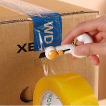 1pc Cute Question Mark Shaped Magnetic Auto‑Retract Box Cutter, Safety Portable Anti‑Stick Multi‑Purpose Parcel Opener Mini Utility Knife, Practical Handy Unboxing Cutting Tool For Home Office Express Carton Package Parcel Envelope Mail Opening Use - Question Mark Qixin Knife - View 5