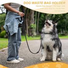 Dog Poop Bag Holder For Leash Waste Bag Carrier Dog Poop Bag Dispenser For Walking Running Bicycle Accessory - View 8