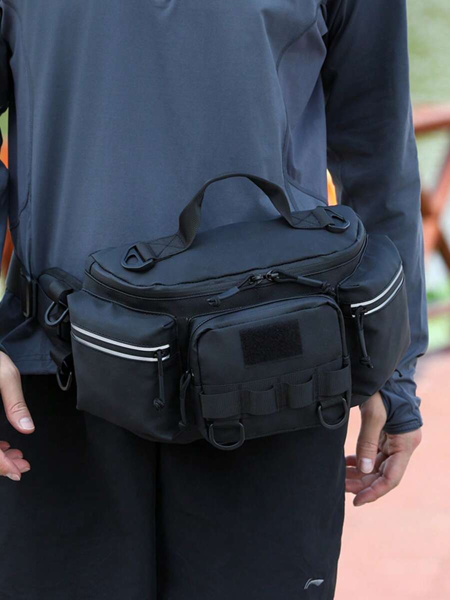 Durable Multi-Function Outdoor Military Tactical Bag, New Autumn/Winter Men's Fishing Lure Bag, Large Capacity Waist Bag/Chest Bag