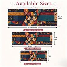 1pc Fall Raccoon Mouse Pad, Patchwork Woodland Animals, Mushrooms And Autumn Leaves Extended Desk Mat For Home Office And Gaming, Sizes S/M/L/XL - View 8