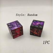 1PC, 3X3 Chemical Element - Random Style - Periodic Table 3X3 , 3X3X3 Speed Cube, Educational Professional Smooth Speed Cube, Best Holiday Gift - Multicolor - View 9
