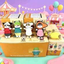 mofusand 1pc Cat Blind Box Is Coming, With A Lazy And Stylish Atmosphere. Can Be Placed On Desktop Or In Car, With Outstanding Collection Texture. Suitable As A Surprise Gift For Birthdays And Anniversaries (Stochastic Style) - Multicolor - View 1