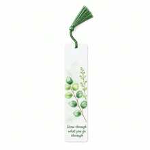 1pc Green Plant Acrylic Tassel Bookmark, Reading Office Supplies, Page Marker Bookmark - Multicolor - View 8