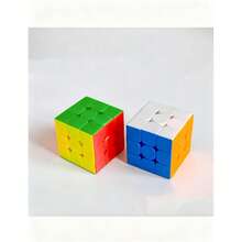 1 buah Speed Cube - 3x3 Tanpa Stiker, Mainan Sempurna, Hadiah Ulang Tahun Ideal, Hadiah Liburan, Hadiah Sempurna, Kado - MultiWarna - View 5