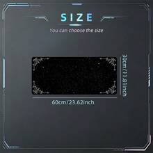 Black Starry Sky Desk Mat Gaming Mouse Pad, Extended XL Mousepad Stitched Edge Non-Slip Rubber Base, Large Keyboard Table Pad For Gamer Office Home Decor, Perfect Birthday Christmas Gift - View 15