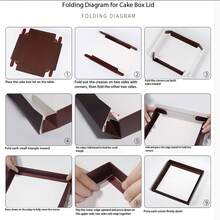 1pc Party Holiday Packaging Box, Single-Layer, Double-Layer, Triple-Layer Gift Storage Box - White - View 5