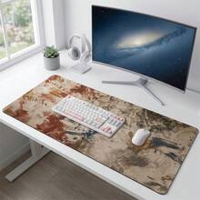 Abstract Pattern Extra Long Mouse Pad, Gaming Office Home Art Design, Suitable As Gift For Friends And Family, Rubber Base, PC Laptop Study Desk Mat, Multiple Sizes, Computer Keyboard Pad, Anti-Slip And Smooth - View 10