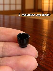 Miniature Japanese Sushi And Cup Model Set, Plates And Chopsticks, Dollhouse Restaurant Scene Decor - one-size - View 8