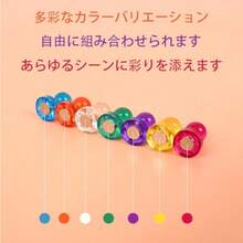 マグネット 磁石 14 個/ 28 個選択可 多彩外観デザイン 希土類強力磁石 防錆防酸化特殊処理 ROHS 準拠 透明耐磨耗外装 ホワイトボード/冷蔵庫/学校/オフィス/書類固定用 7色それぞれ2個 - 7色それぞれ4個 - チェックする 4