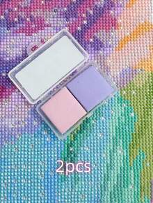 2pcs/Box Scented Diamond Painting Clay, Suitable For DIY Crafts, Scented Clay Paste For Diamond Painting - A - View 5